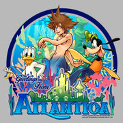 Men's Kingdom Hearts 1 Mermen Friends From Atlantica  Adult Long Sleeve Shirt