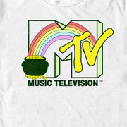 Men's MTV St. Patrick's Day Pot of Gold Logo  Adult T-Shirt