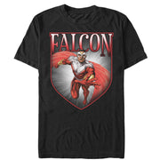 Men's Marvel Falcon Shield  Adult T-Shirt