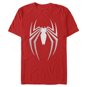 Men's Gray Spider Icon Short Sleeve T-Shirt