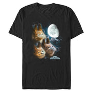 Men's Three LOTH-CAT Moon Short Sleeve T-Shirt