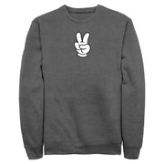 Men's Peace Hand Crew Neck Fleece