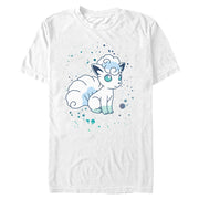 Men's Watercolor Vulpix Short Sleeve T-Shirt