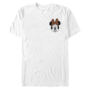 Men's Modern Minnie Face Leopard Short Sleeve T-Shirt