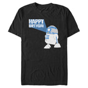 Men's R2D2 Happy B Day Short Sleeve T-Shirt