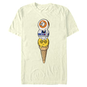 Men's 3 SCOOPS DROIDS Short Sleeve T-Shirt