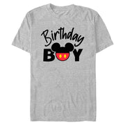 Men's Birthday Mouse Ears Short Sleeve T-Shirt