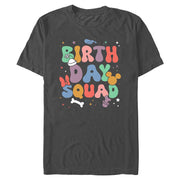 Men's Birthday Squad Icons Short Sleeve T-Shirt