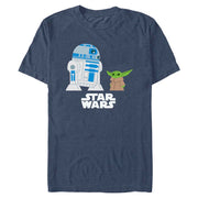 Men's R2D2 MEETS GROGU Short Sleeve T-Shirt