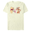 Men's POOH AND FRIENDS FLOWERS Short Sleeve T-Shirt