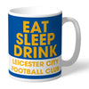 Leicester City FC Eat Sleep Drink Mug