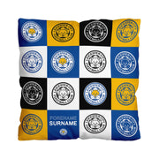 Leicester City FC Chequered 18" Cushion