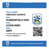 Huddersfield Town Ticket Fleece Blanket