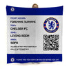 Chelsea FC Ticket Fleece Blanket