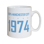 Manchester City FC 100 Percent Mug