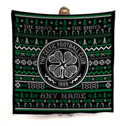 Celtic FC Christmas Jumper Fleece Blanket