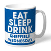 Sheffield Wednesday FC Eat Sleep Drink Mug