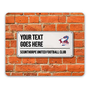 Scunthorpe United FC Street Sign Mouse Mat