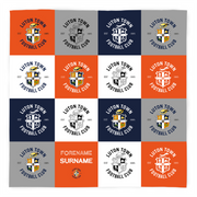 Luton Town Chequered Fleece Blanket