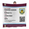 Burnley FC FD Ticket Fleece Blanket