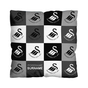 Swansea City AFC Chequered 18" Cushion