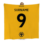 Wolverhampton Wanderers Back of Shirt Fleece Blanket