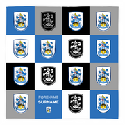 Huddersfield Town Chequered Fleece Blanket