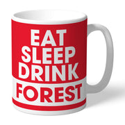 Nottingham Forest FC Eat Sleep Drink Mug