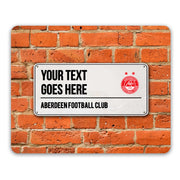 Aberdeen FC Street Sign Mouse Mat