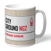 Nottingham Forest FC Street Sign Mug