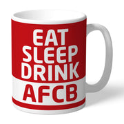 AFC Bournemouth Eat Sleep Drink Mug