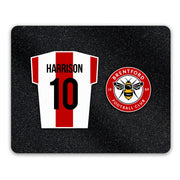 Brentford FC Back of Shirt Mouse Mat