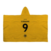 Wolverhampton Wanderers Back of Shirt Adult Hooded Fleece Blanket