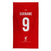 Liverpool Back of Shirt Beach Towel