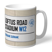 Queens Park Rangers FC Street Sign Mug