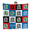 Blackburn Rovers FC Chequered Fleece Blanket