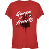 Junior's QUEEN OF HEARTS RED Short Sleeve T-Shirt