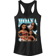 Junior's Moana Collage Racerback Tank Top