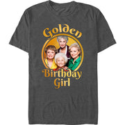 Men's Golden Birthday Girl Short Sleeve T-Shirt