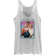 Junior's The Golden Girls Portrait Racerback Tank Top