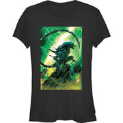 Junior's Xenomorph Green Storm Short Sleeve T-Shirt