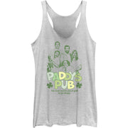 Junior's Sloppy Group Racerback Tank Top