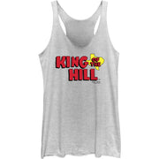 Junior's KING OF THE HILL LOGO Racerback Tank Top