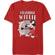 Men's Steamboat Willie Short Sleeve T-Shirt