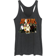 Junior's Dinosaurs Racerback Tank Top