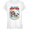 Junior's Piano Minnie Mickey Short Sleeve T-Shirt