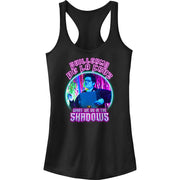 Junior's Neon Guillermo Lockup Racerback Tank Top