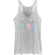 Junior's Birthday Girl Elements Racerback Tank Top