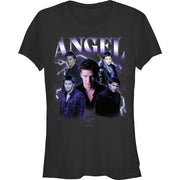 Junior's Angel Y2K Montage Short Sleeve T-Shirt