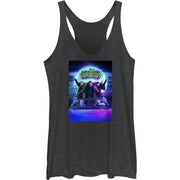 Junior's Moon Poster Racerback Tank Top